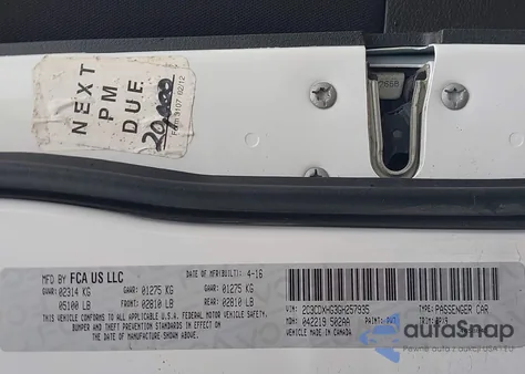 2016 Dodge Charger Sxt из США, поврежденный, VIN 2C3CDXHG3GH257935